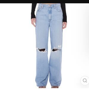 NEW Snacks Mother The Fun Dip Puddle Sliced ripped jeans in Lots of Nibbles wash